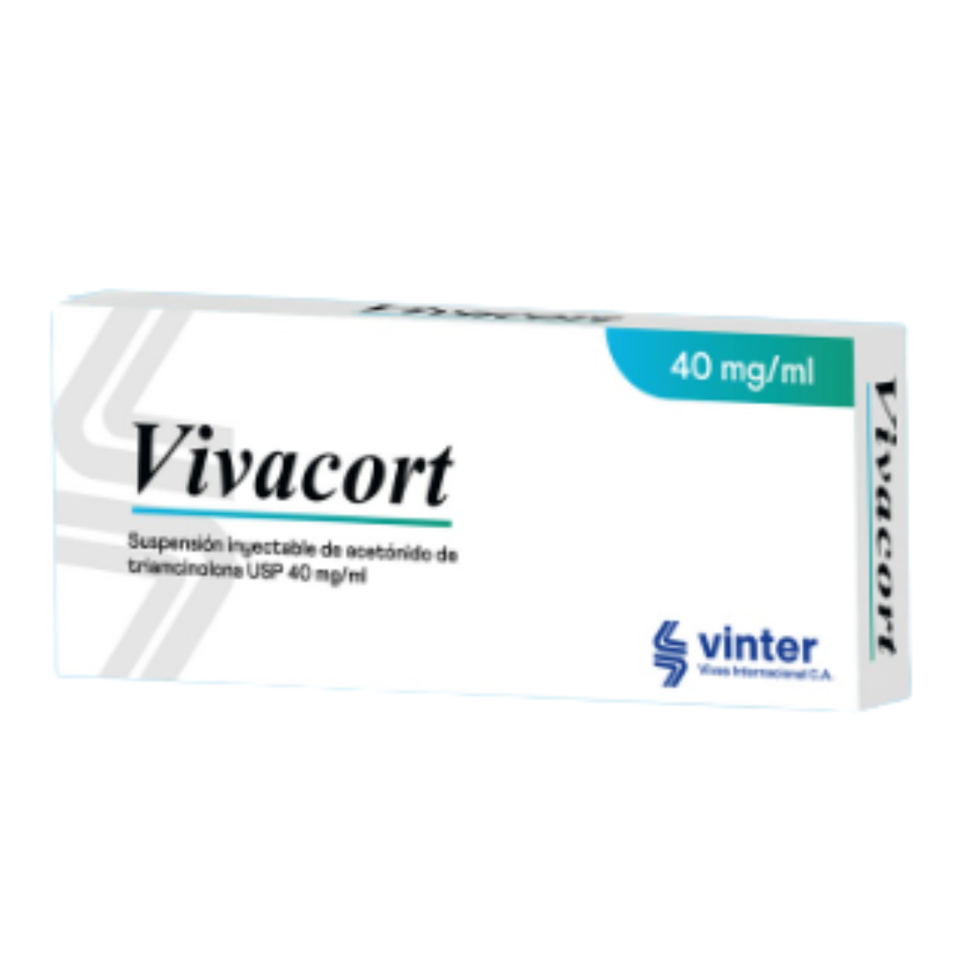 VIVACORT TRIAMCINOLONA 40MG AMP PRECARGADA I.M-I.A 1ML